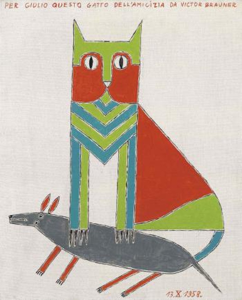 Le chat et la souris by Victor Brauner