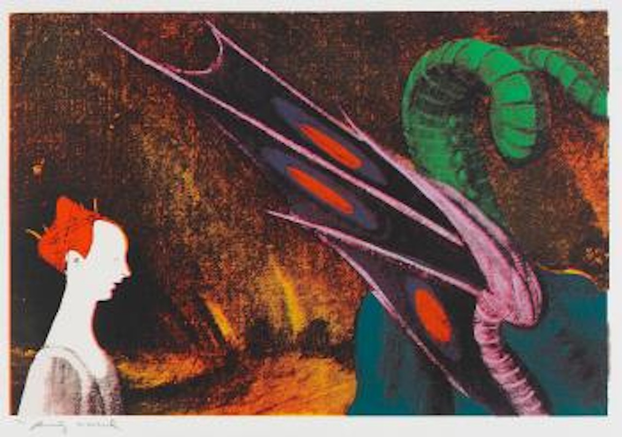 Details of Renaissance Paintings: Paolo Uccello, St George and the Dragon by Andy Warhol
