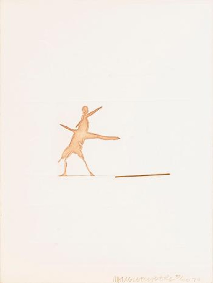 Cunningham relief by Robert Rauschenberg