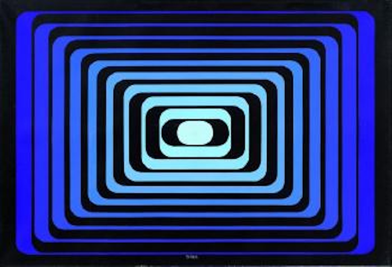 Progression polychrome B, BC-VF by Jean-Pierre Yvaral