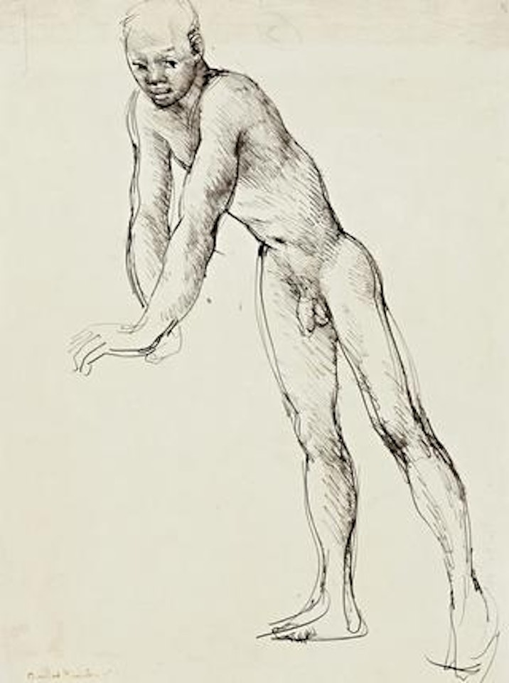 Study of Omu by Donald Stuart Leslie Friend