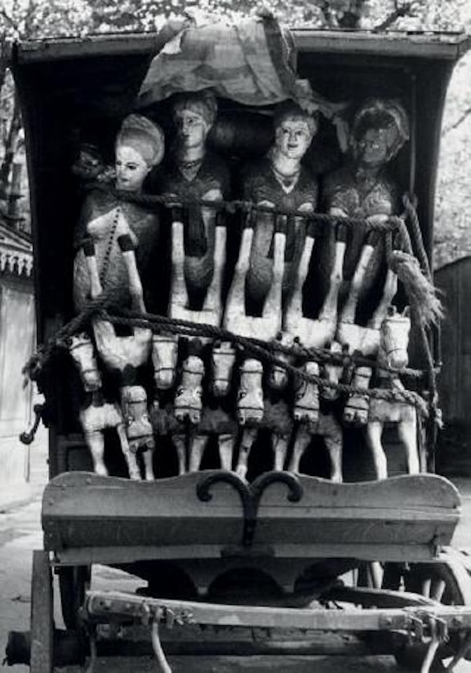 Chevaux de bois, Paris by André Kertész