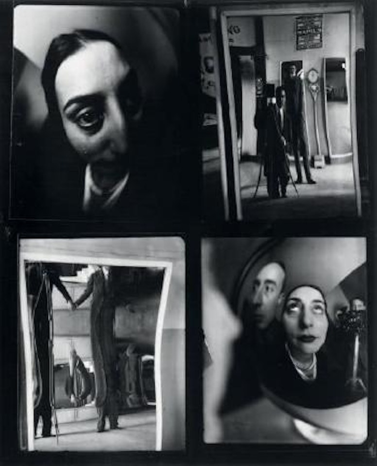 Distorsions, Autoportraits, planche contact by André Kertész