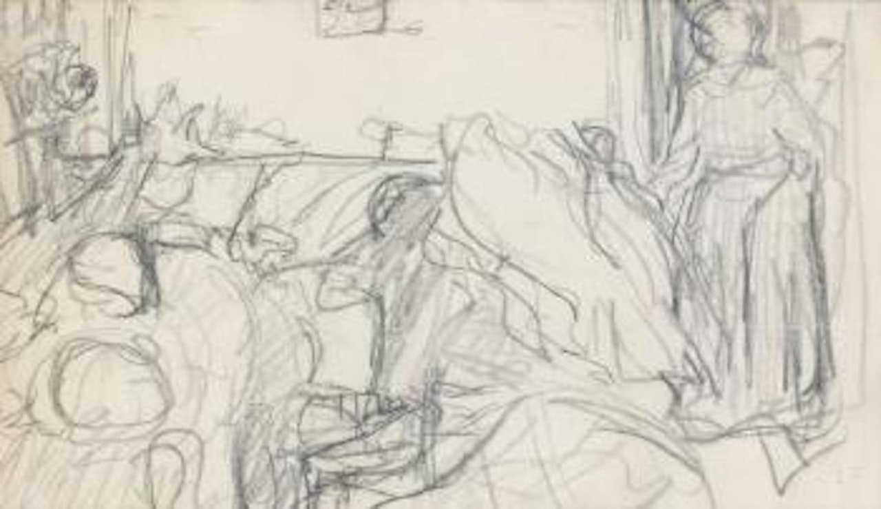 Chez Madame Vuillard by Édouard Vuillard