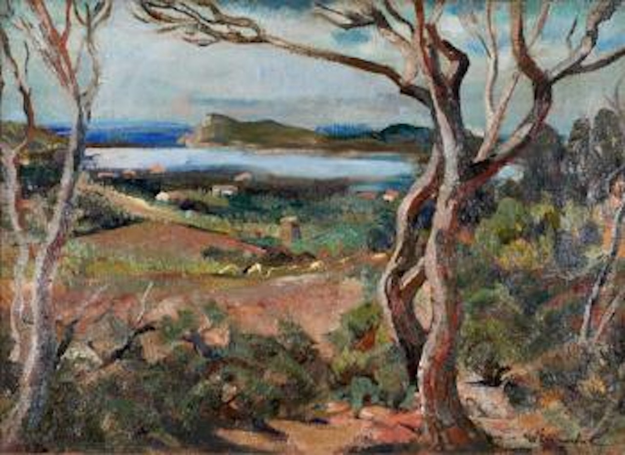 Südfranzösische Landschaft by Willy Eisenschitz