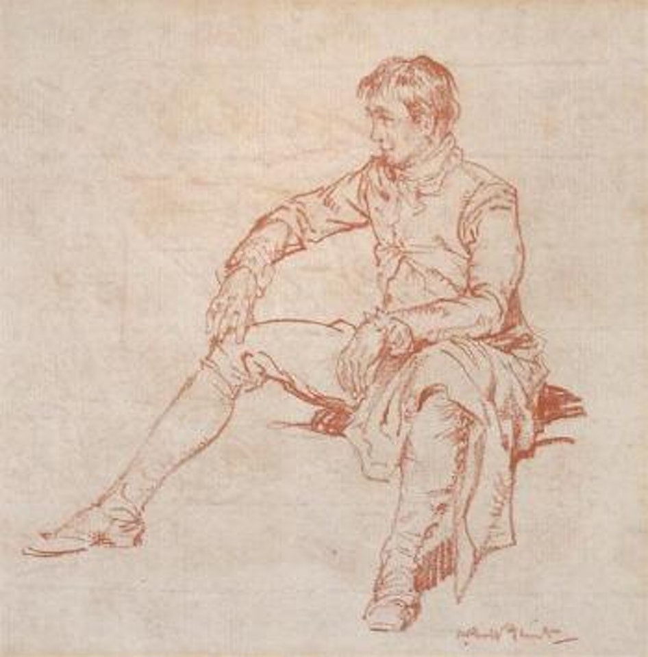 Study of a man by William Russell Flint