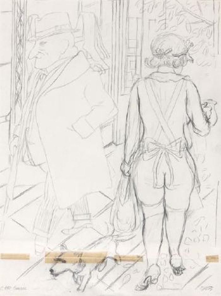 Scène de rue by George Grosz
