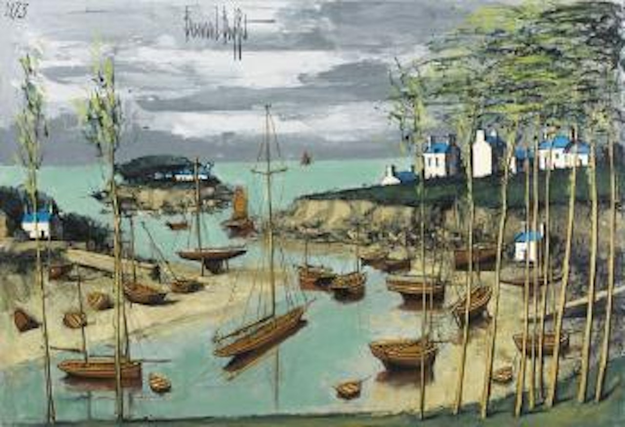 Carentec, le Goulet à Marée Basse by Bernard Buffet