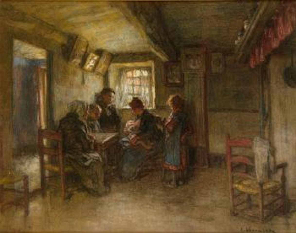 L'allaitement by Léon Augustin Lhermitte
