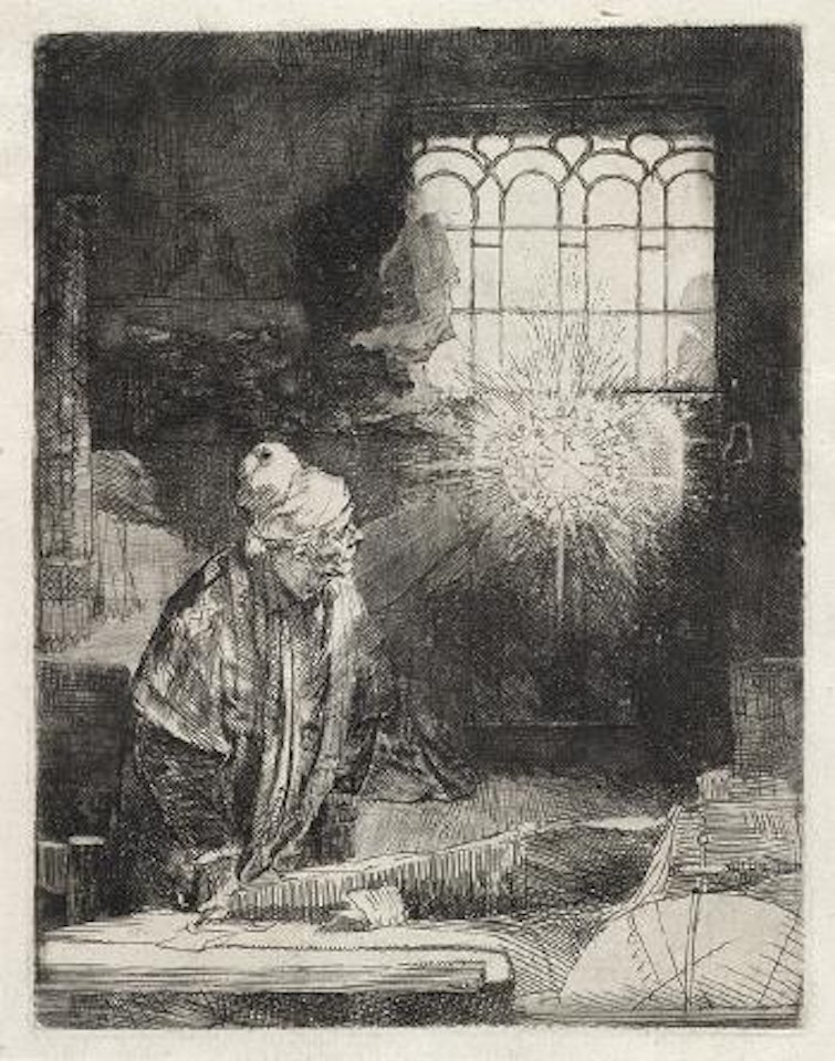Faust by Attributed to Rembrandt Harmensz van Rijn