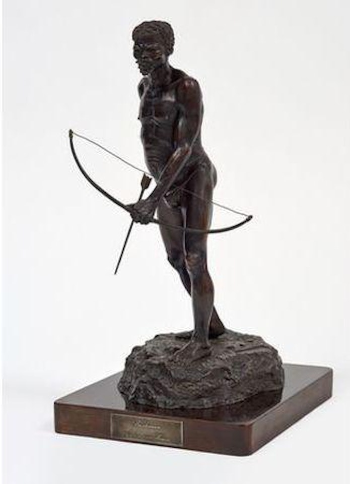 The bushman hunter by Anton van Wouw