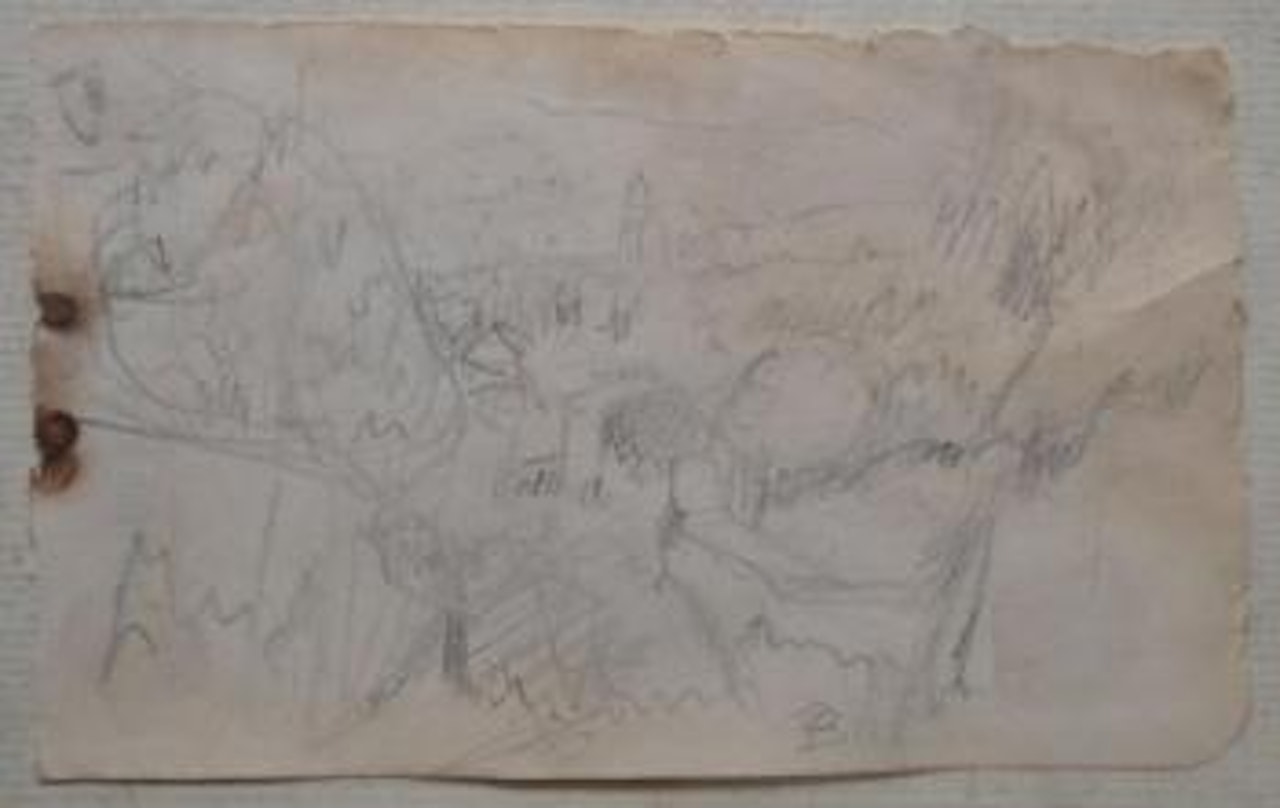 Paysage aux maisons by Pierre Bonnard