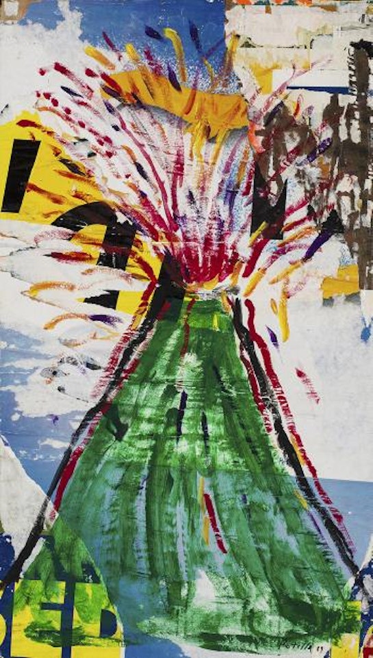 Vulcano by Mimmo Rotella