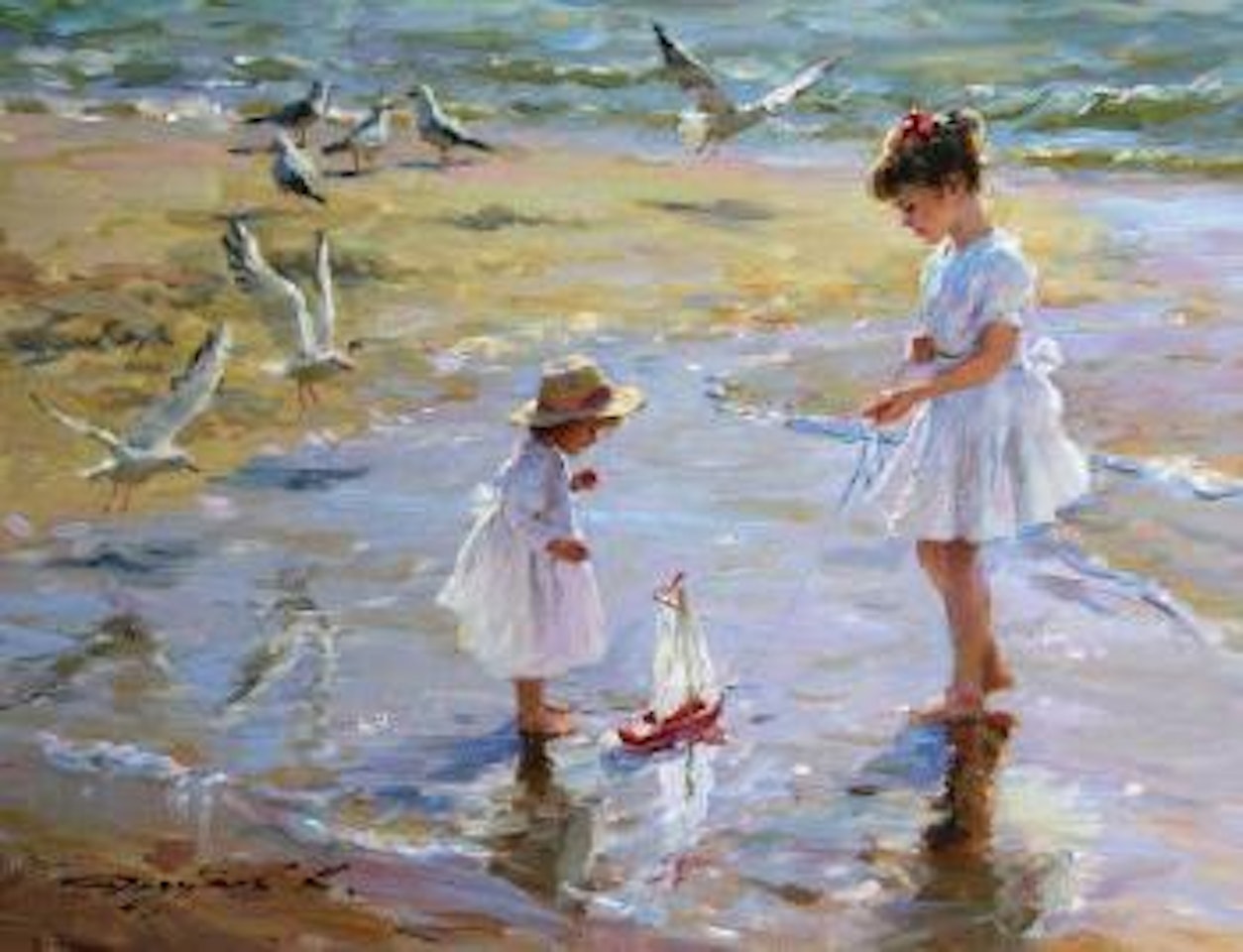 Plage d'Houlgate by Constantin Razoumov