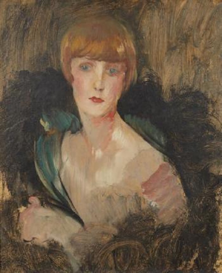 Portrait de jeune élégante by Jean Gabriel Domergue