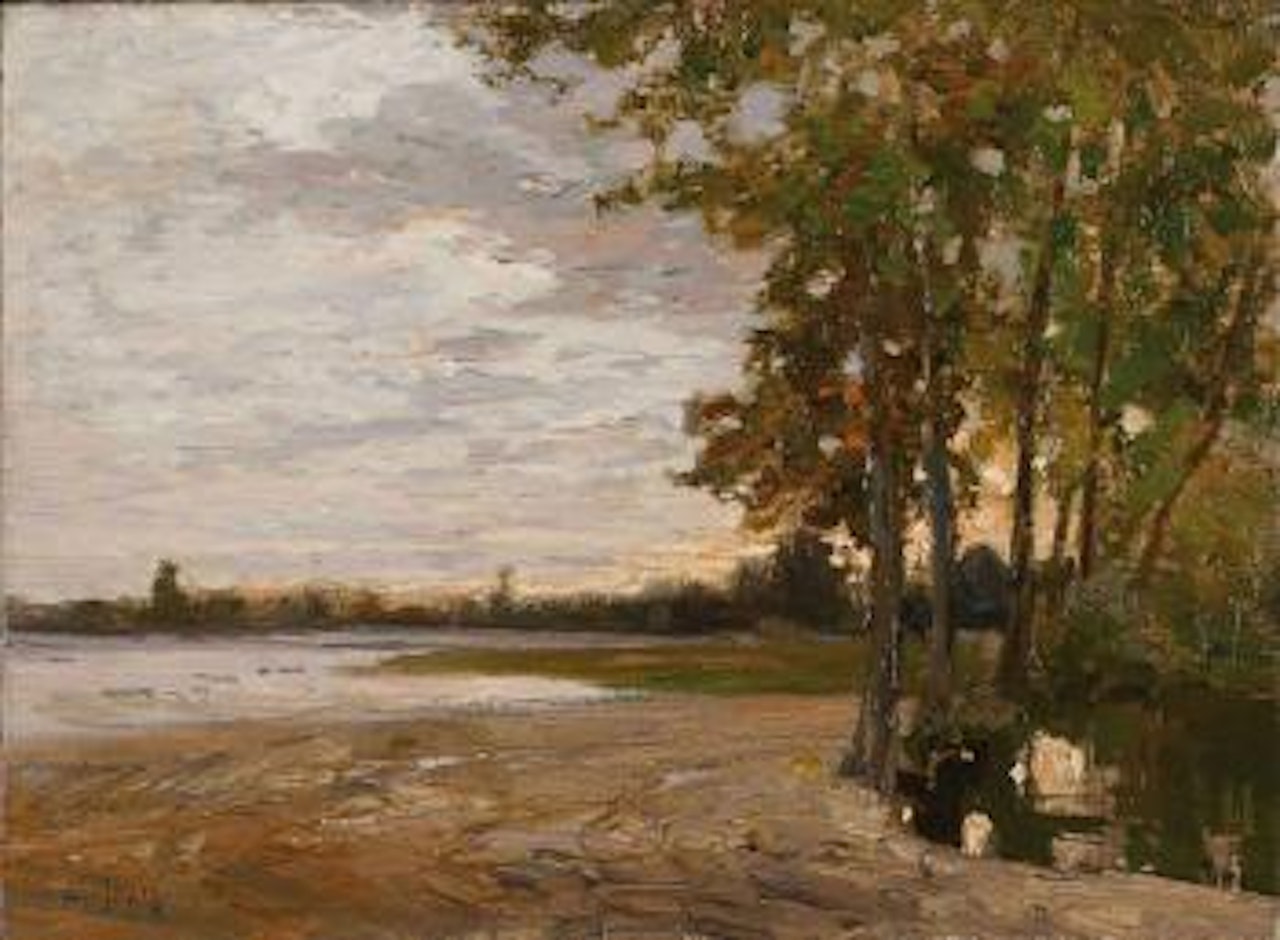 Fiume tranquilo by Guglielmo Ciardi
