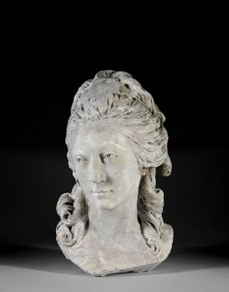 Portrait de Madame Mégret de Sérilly by Jean-Antoine Houdon
