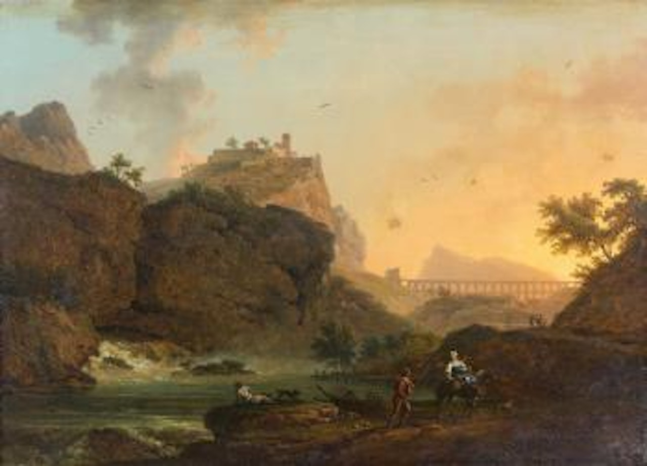 Le Matin. Le Midi. Le Soir. La Nuit by Jean Baptiste Lallemand by Claude Joseph Vernet