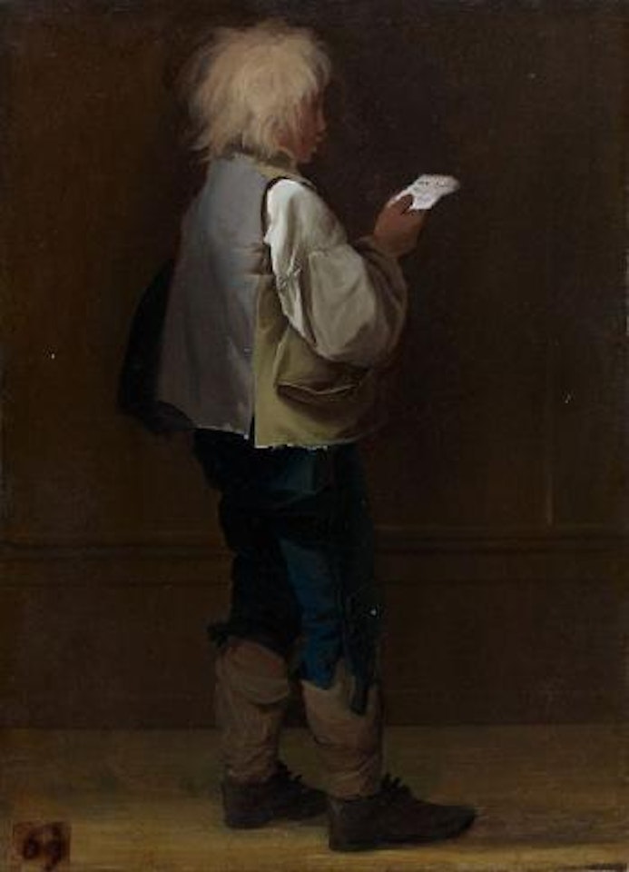 Le jeune porteur de lettre by Louis-Leopold Boilly