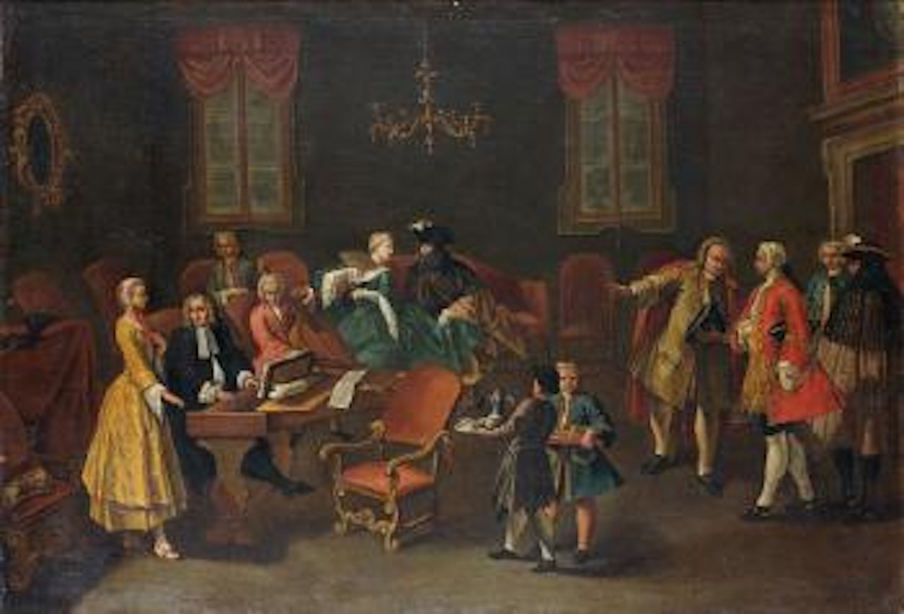 Le Concert. L'Atelier de confection by Pietro Longhi