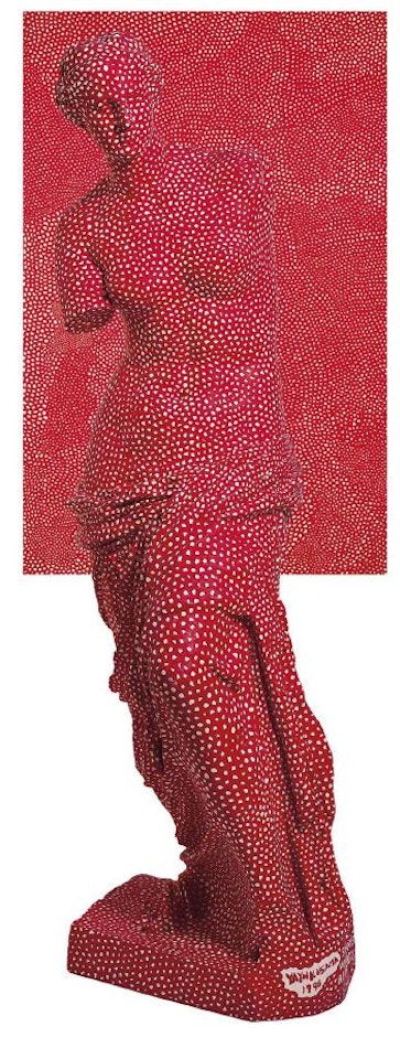 Statue Of Venus Obliterated By Infinity Nets by Yayoi Kusama