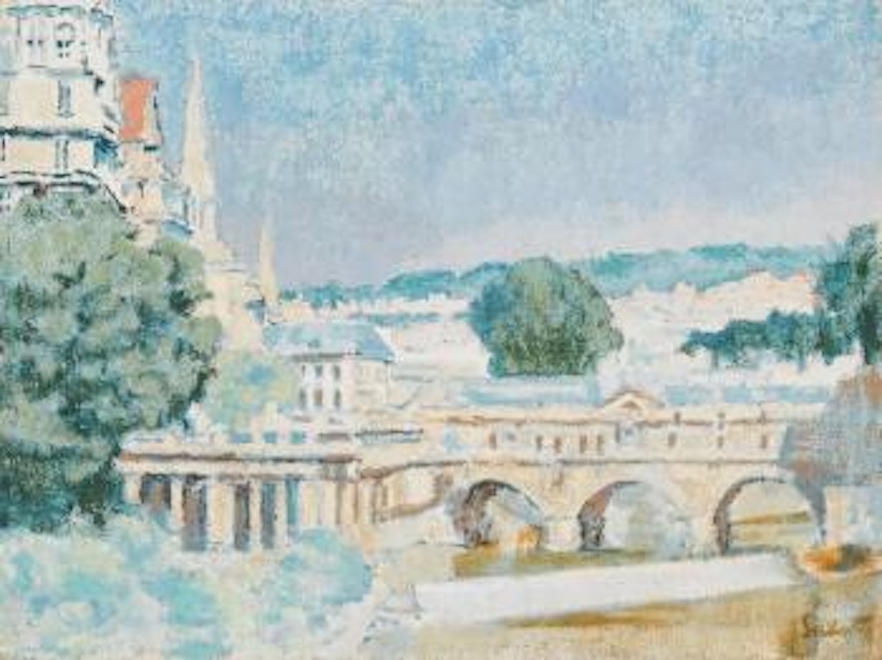 Pulteney Bridge, Bath by Walter Richard Sickert