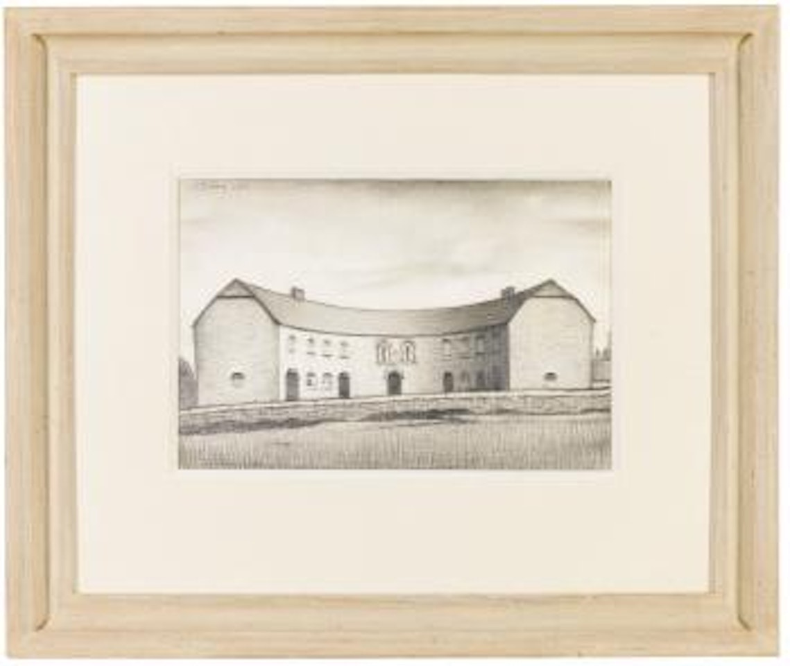 A Curved House, Maugersbury by Laurence Stephen Lowry
