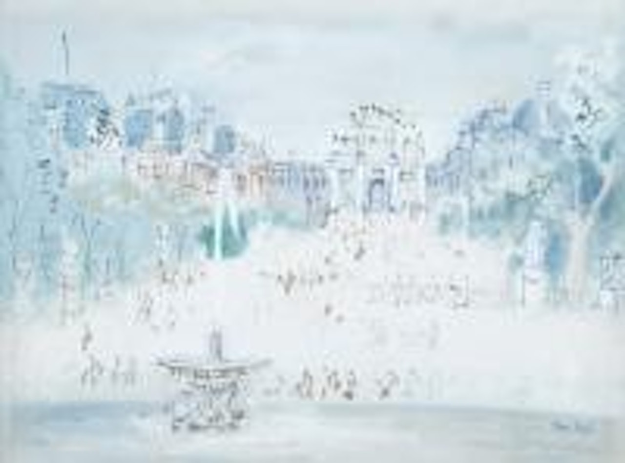 Le bassin des Tuileries by Jean Dufy