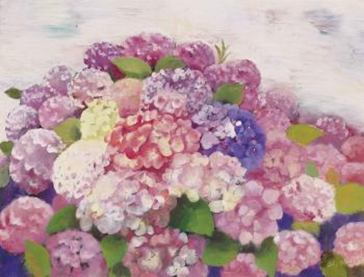 Flowers by Zhou Chunya