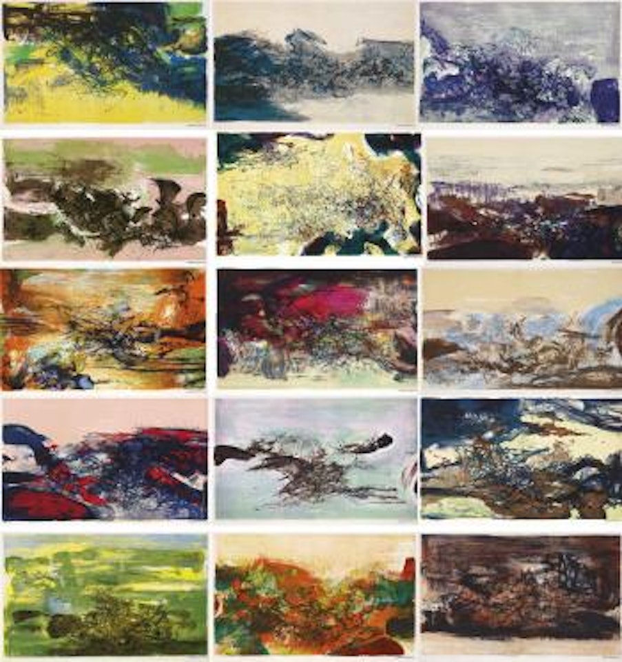 Á la gloire de l'image et Art poetique (In Honour of the Picture and of Poetry) by Zao Wou-Ki