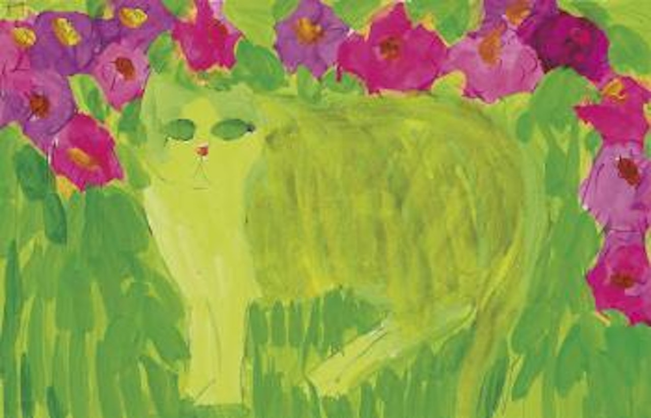 Cat by Walasse Ting