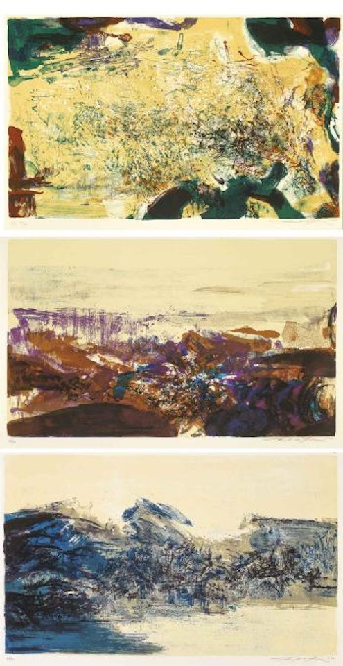 Á la gloire de l'image et Art poetique (In Honour of the Picture and of Poetry) by Zao Wou-Ki