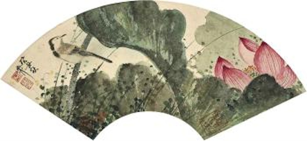 Bird and Lotus by Xie Zhiliu