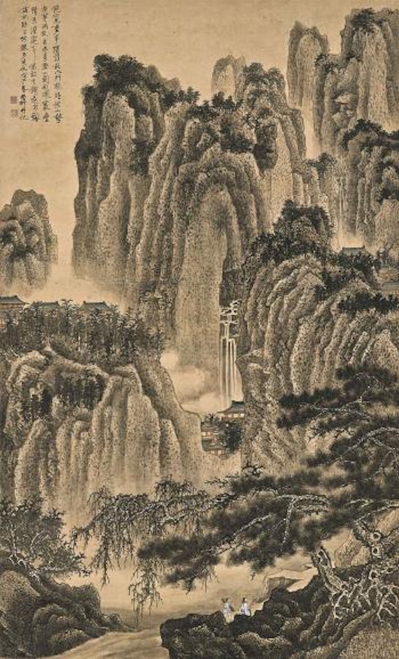 Landscape in the Style of Song Masters by Xie Zhiliu