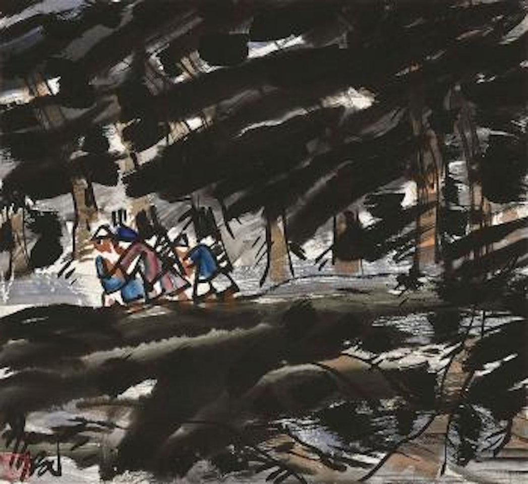 Harvest by Lin Fengmian