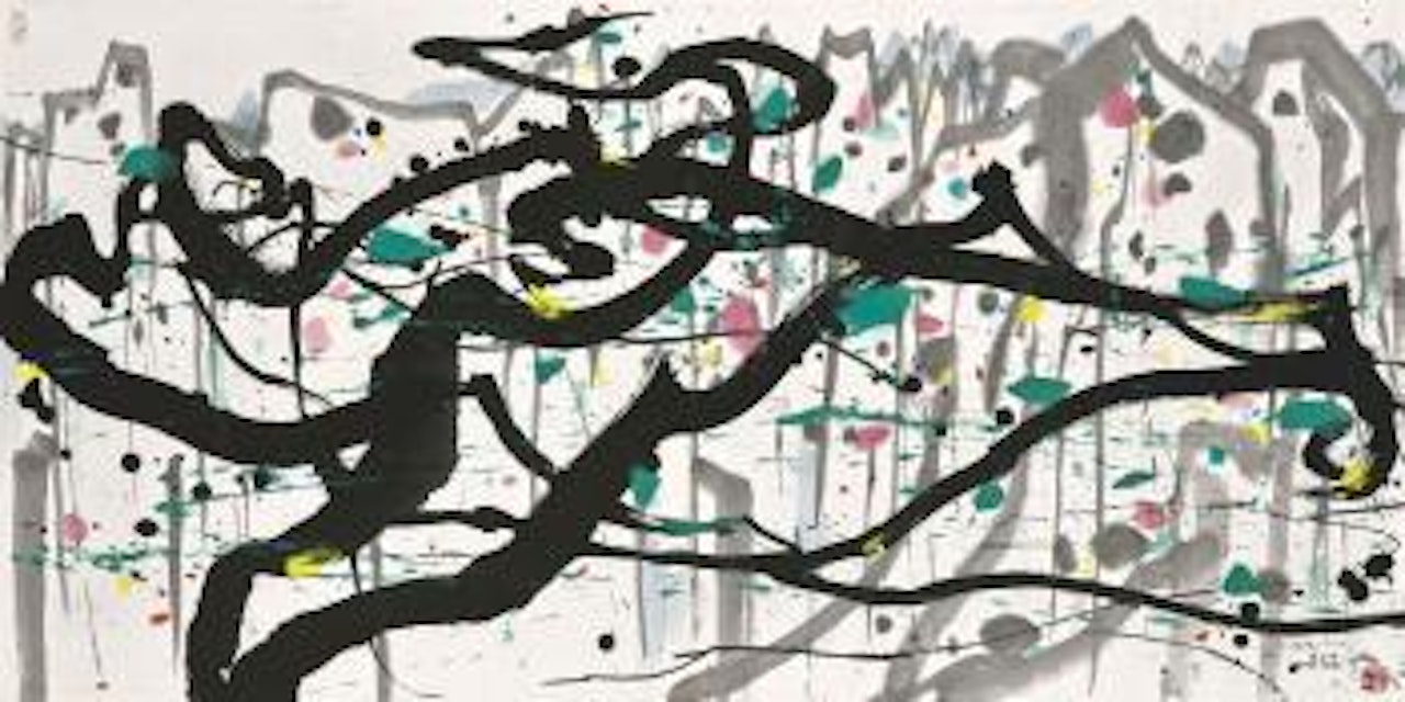 Ghosts of Pine Trees by Wu Guanzhong