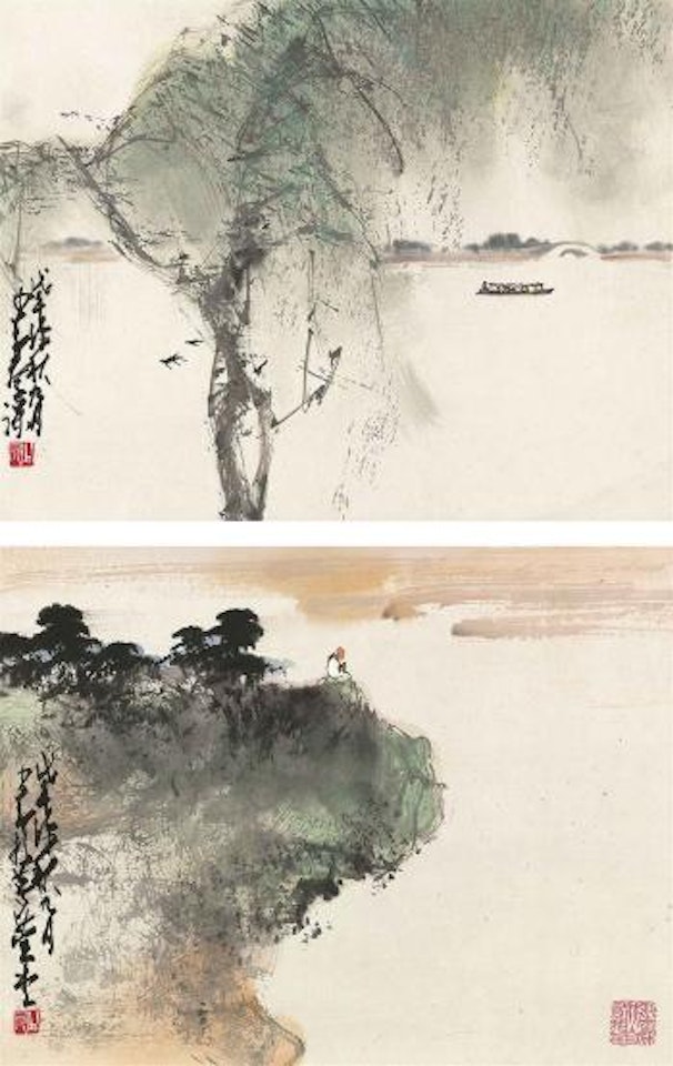 Boating/Meditating by Zhao Shao'ang
