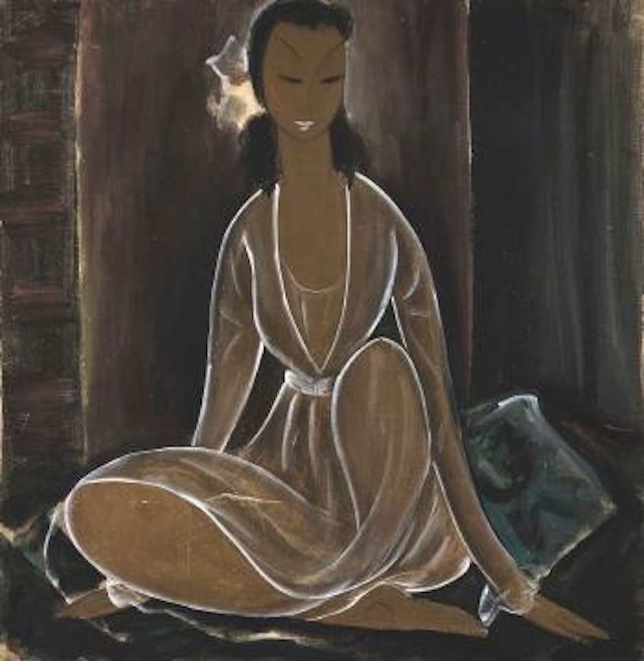 Seated Lady by Lin Fengmian
