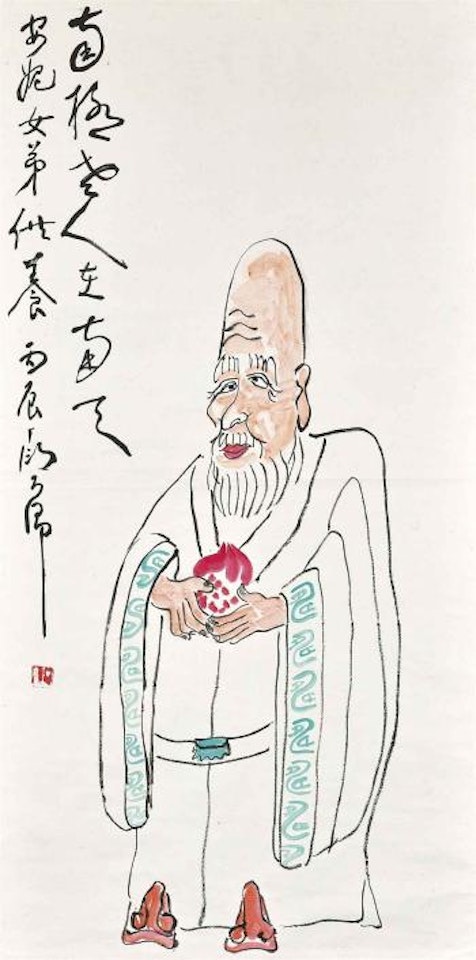 God of Longevity by Ding Yanyong