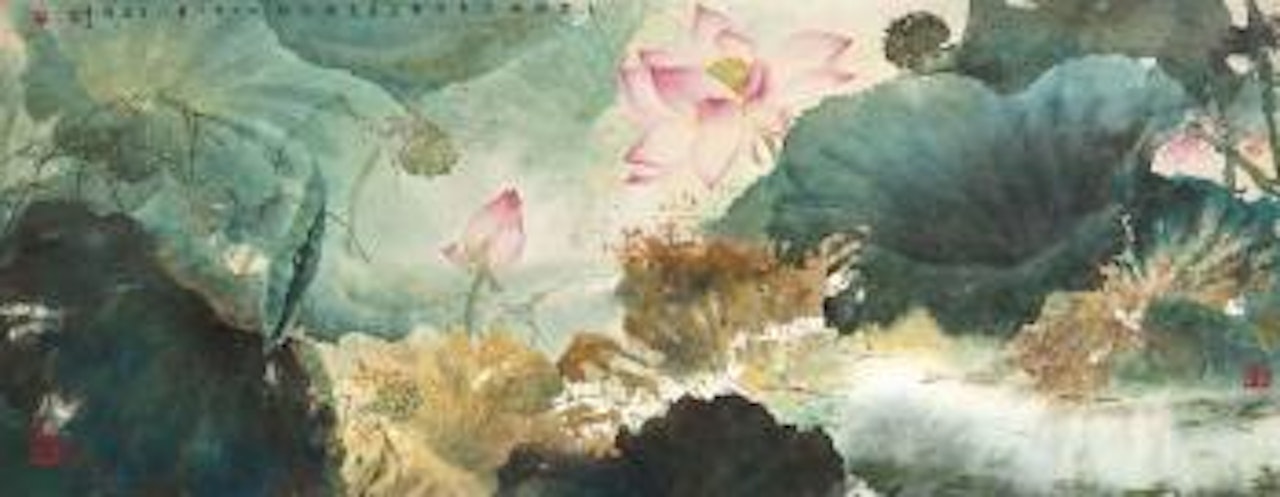 Lotus Pond by He Baili