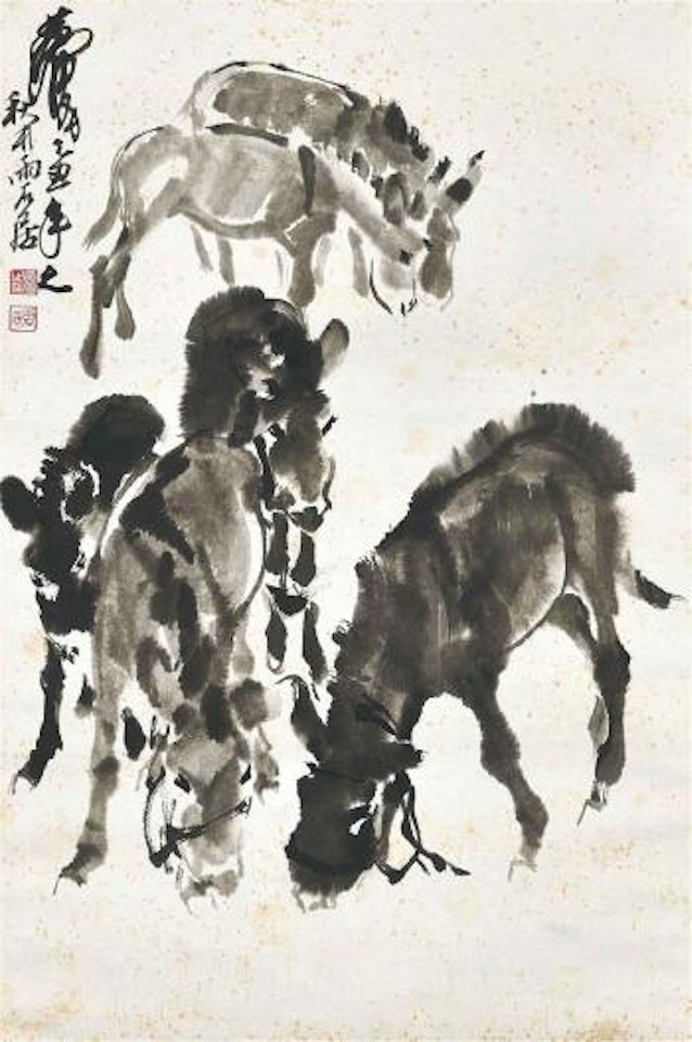 Donkeys by Huang Zhou