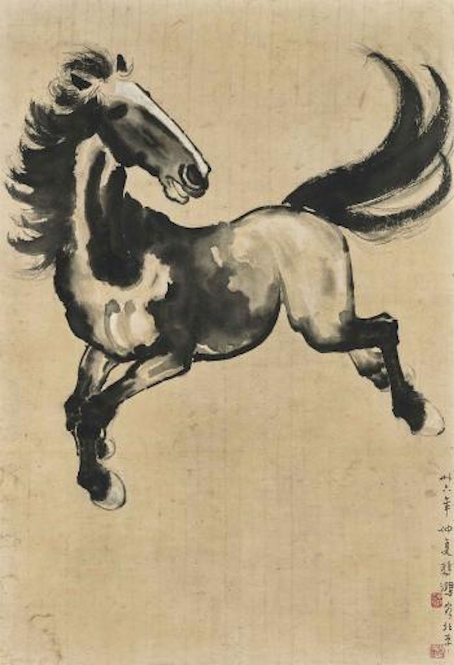 Galloping Horse by Xu Beihong