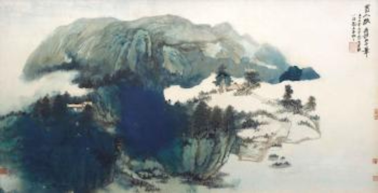 Garden of Eight Virtues in Pomo Style by Zhang Daqian