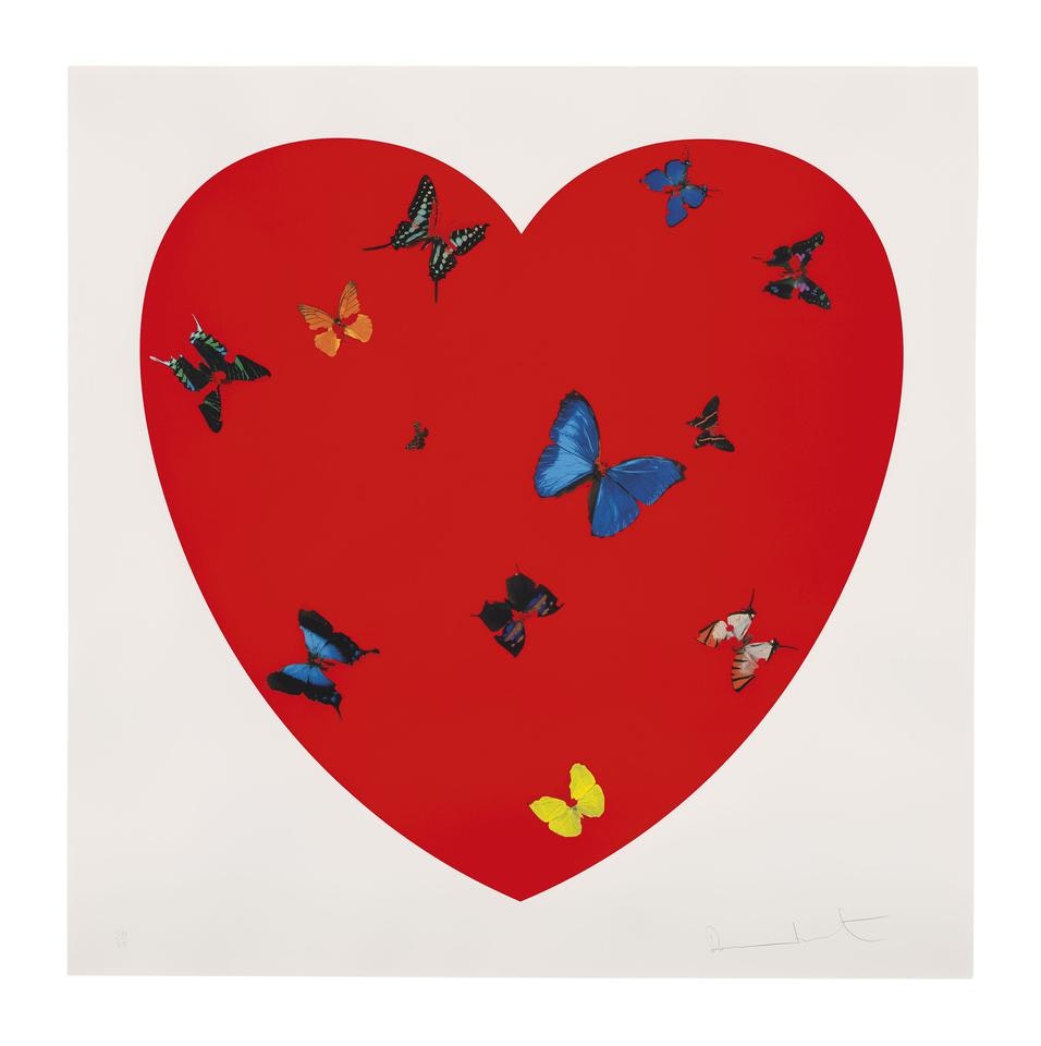 All You Need Is Love Love Love by Damien Hirst