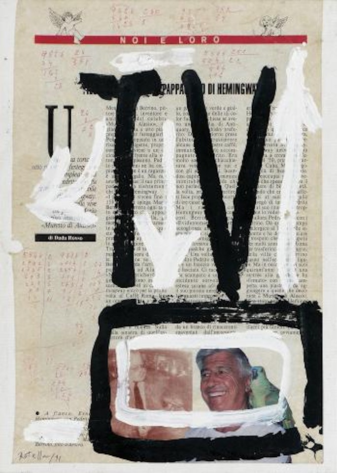 Noi e loro by Mimmo Rotella