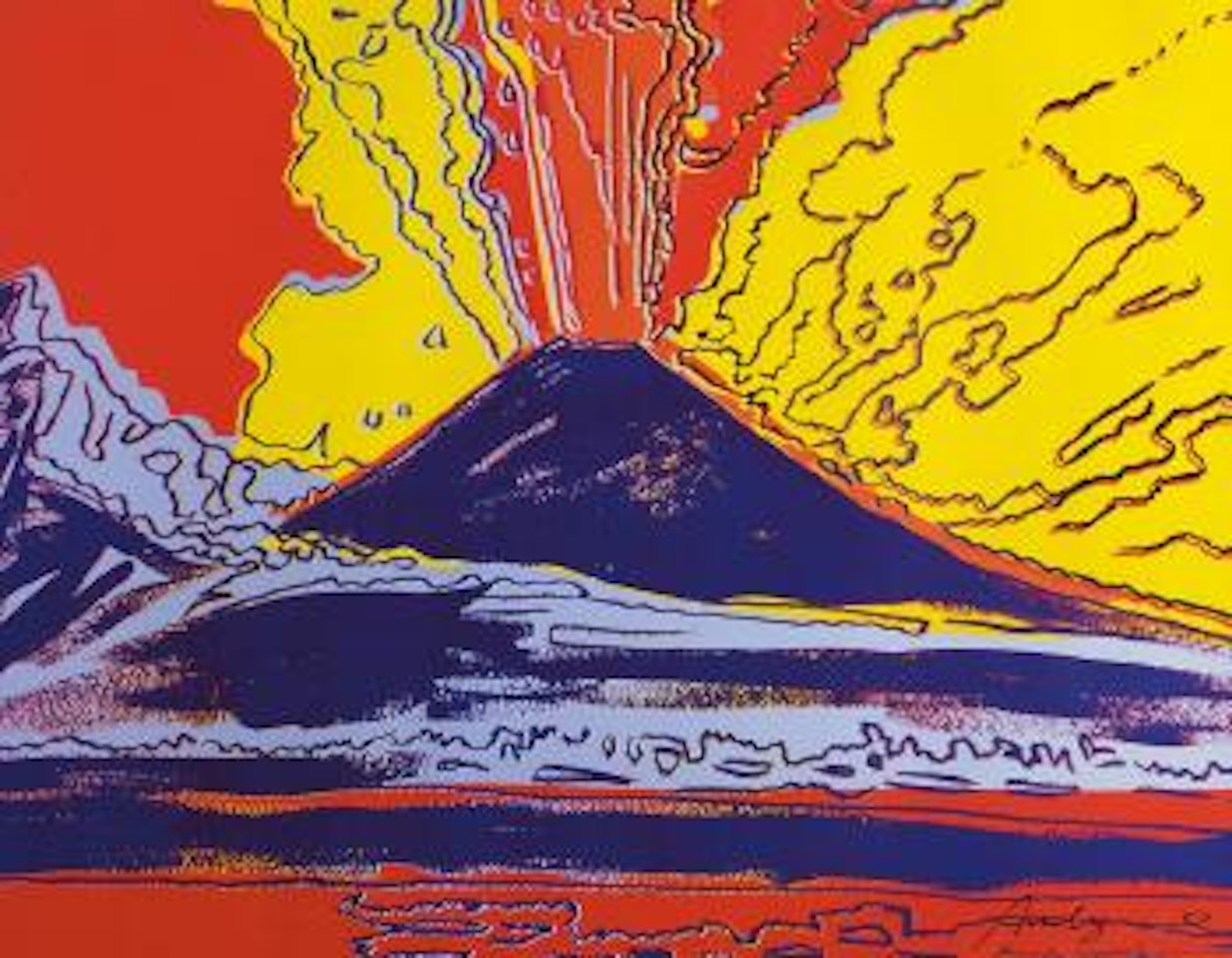 Vulcano by Andy Warhol