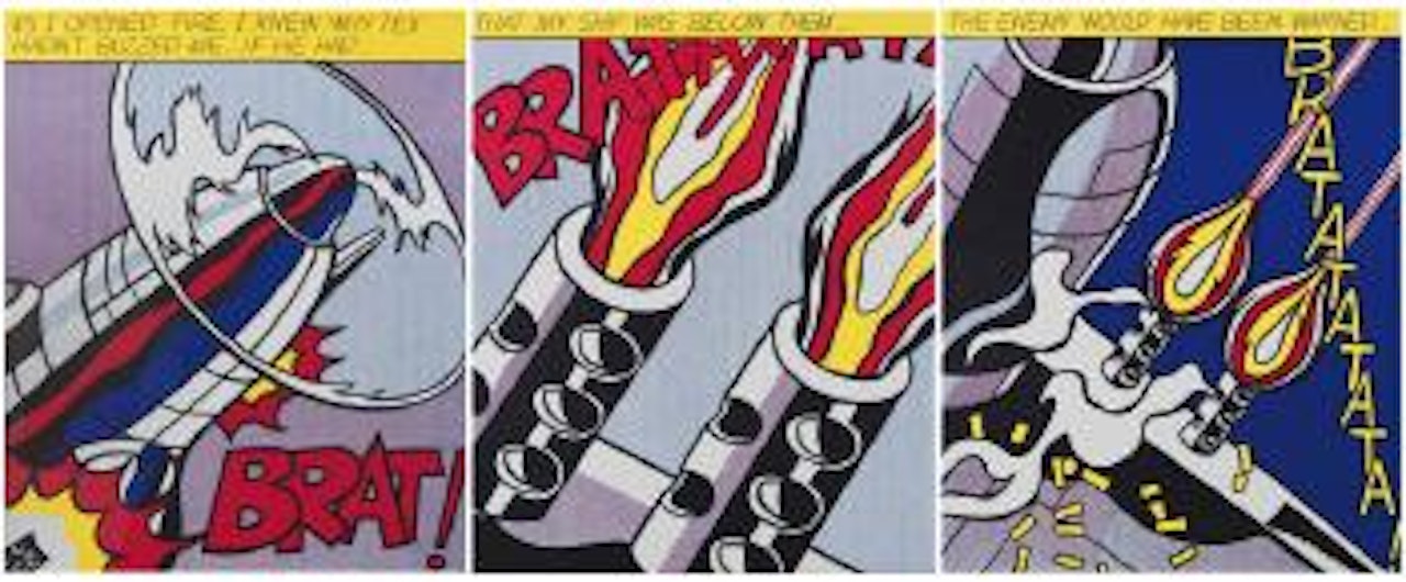 As I opened fire by Roy Lichtenstein