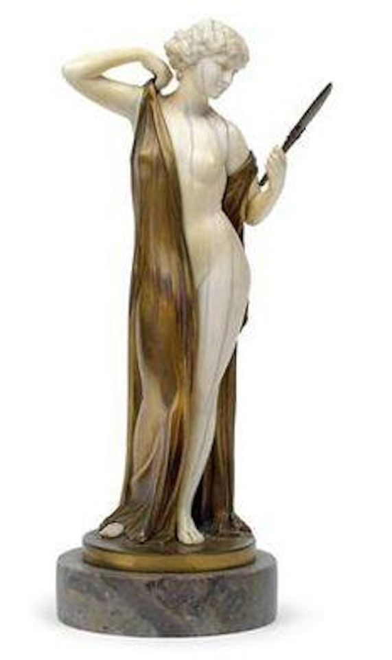 A figure ' Vanity' by Ferdinand Preiss