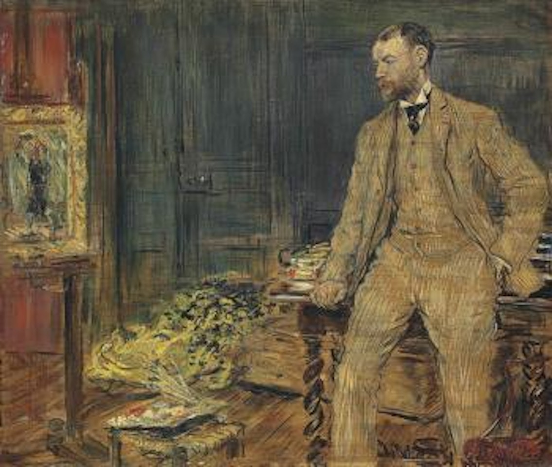 Portrait of the artist William Dannat by Jean Francois Raffaelli