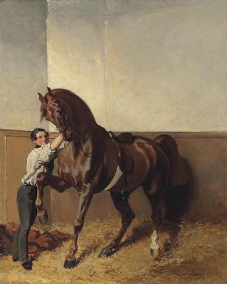 Départ pour la promenade by Alfred de Dreux